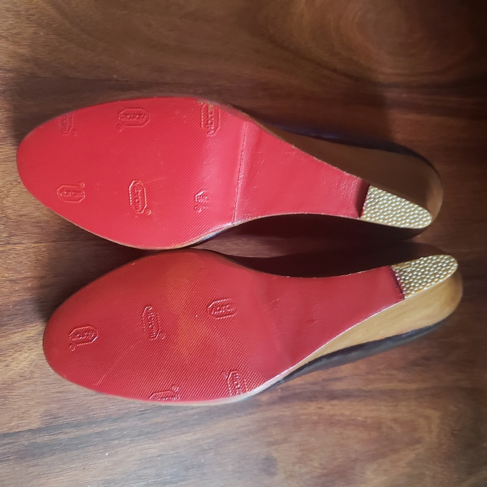 CHRISTIAN LOUBOUTIN WEDGE SHOES